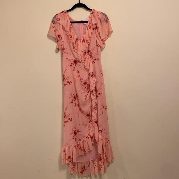 Cinq à Sept Fleur Sheilla Dress Pale Rose Multi Size 2 NWOT - Picture 5 of 7
